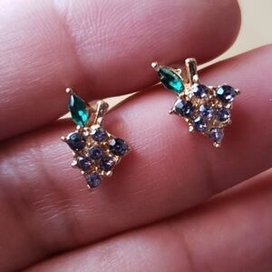 Grape Shaped Stud Earrings
